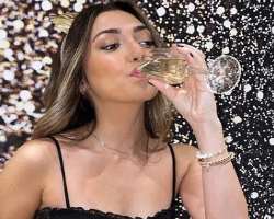 Tara Michelle consuming alcohol